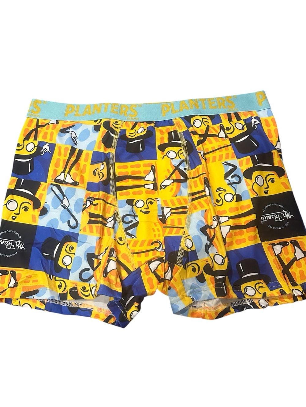 Yellow & Blue Kids Boxer Briefs